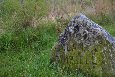 Clan Campbell grave, Culloden Battlefield, Scotland